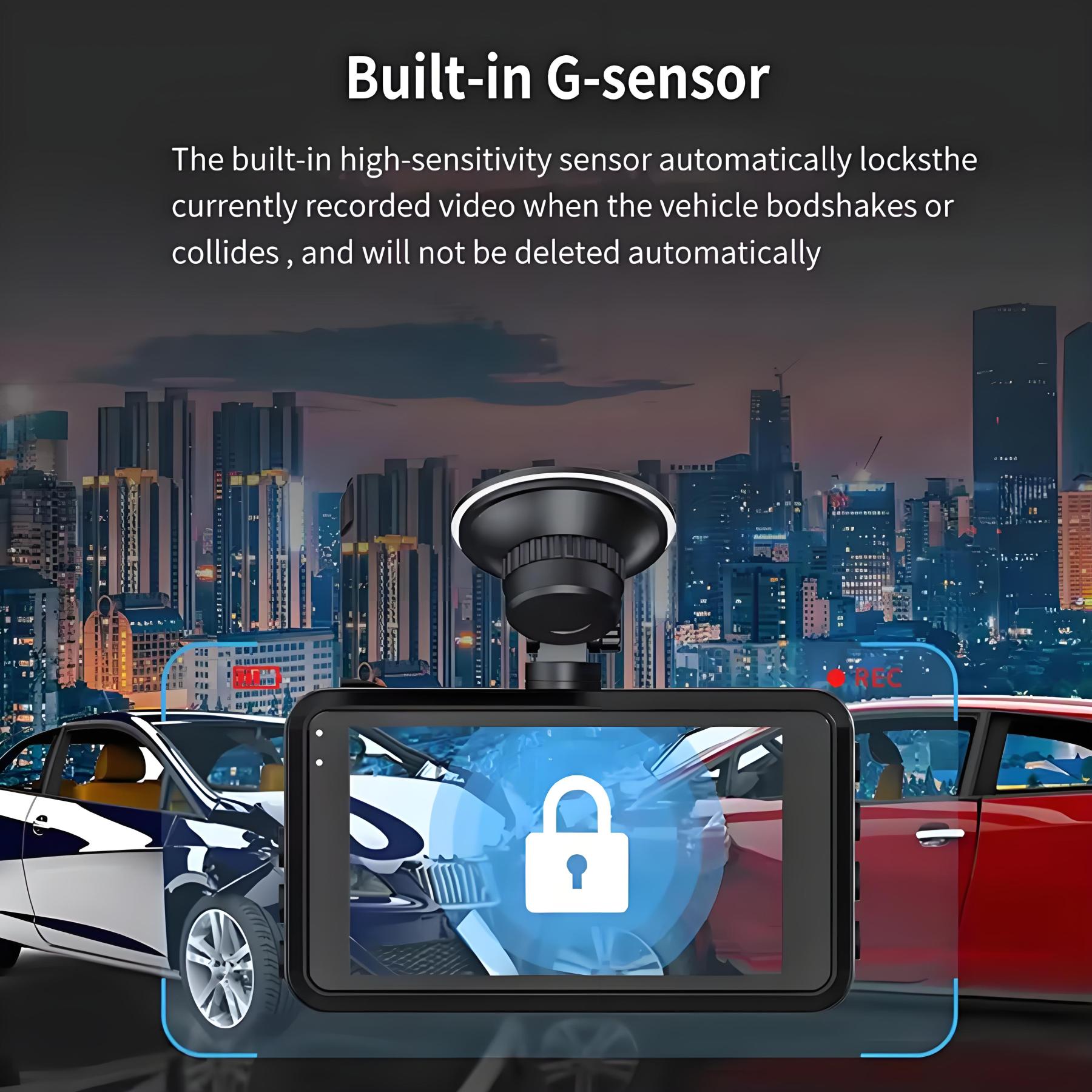 Dash Cam Dual Lens 4K HD Recording Car Camera DVR 2K Rear Camera With WIFI 3"IPS Night Vision Video Recorder 24H Parking Monitor