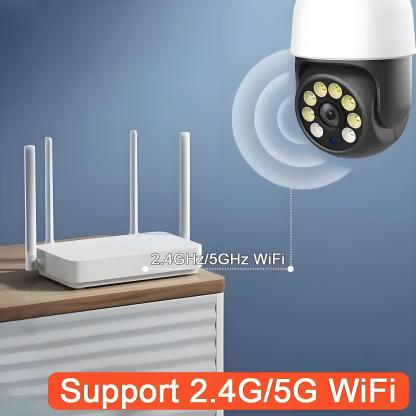 5G Wifi E27 Bulb Camera Tuya Smart 5MP PTZ Security Camera Outdoor Wireless AI Human Detect Surveillance Color Night Vision Cam