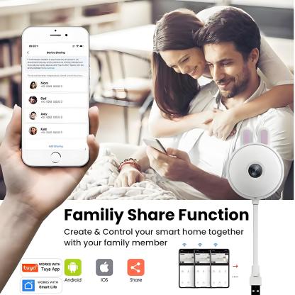 Mini WiFi Camera 2K Indoor Wireless USB Light Bulb Baby Monitor Home Security IP Camera Surveillance Auto Tracking Babe Cam