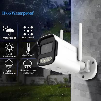 Tuya Wifi IP Camera Wireless HD 5MP AI Human Detect Camera CCTV Bullet Outdoor Surveillance Security Protection Waterproof Cam