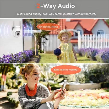 Outdoor Wifi Camera 8MP 4K HD Dome PTZ Security Camera Auto Tracking 5MP IP Cam Wireless CCTV Video Surveillance Monitor