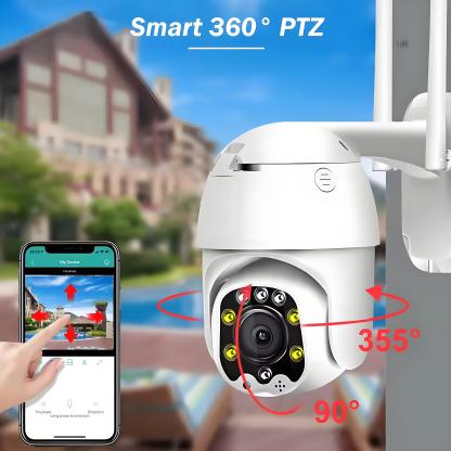 4G WiFi IP Camera Outdoor 5X Zoom Wireless Video Surveillance Cameras AI Tracking Security Protection UHD 5MP CCTV Camera