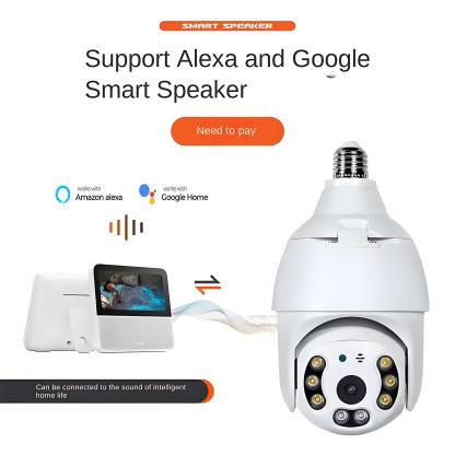 5MP Bulb Camera E27 WiFi Tuya Smart PTZ IP Security Camera CCTV Wireless Outdoor HD Video Surveillance Auto Tracking Monitoring