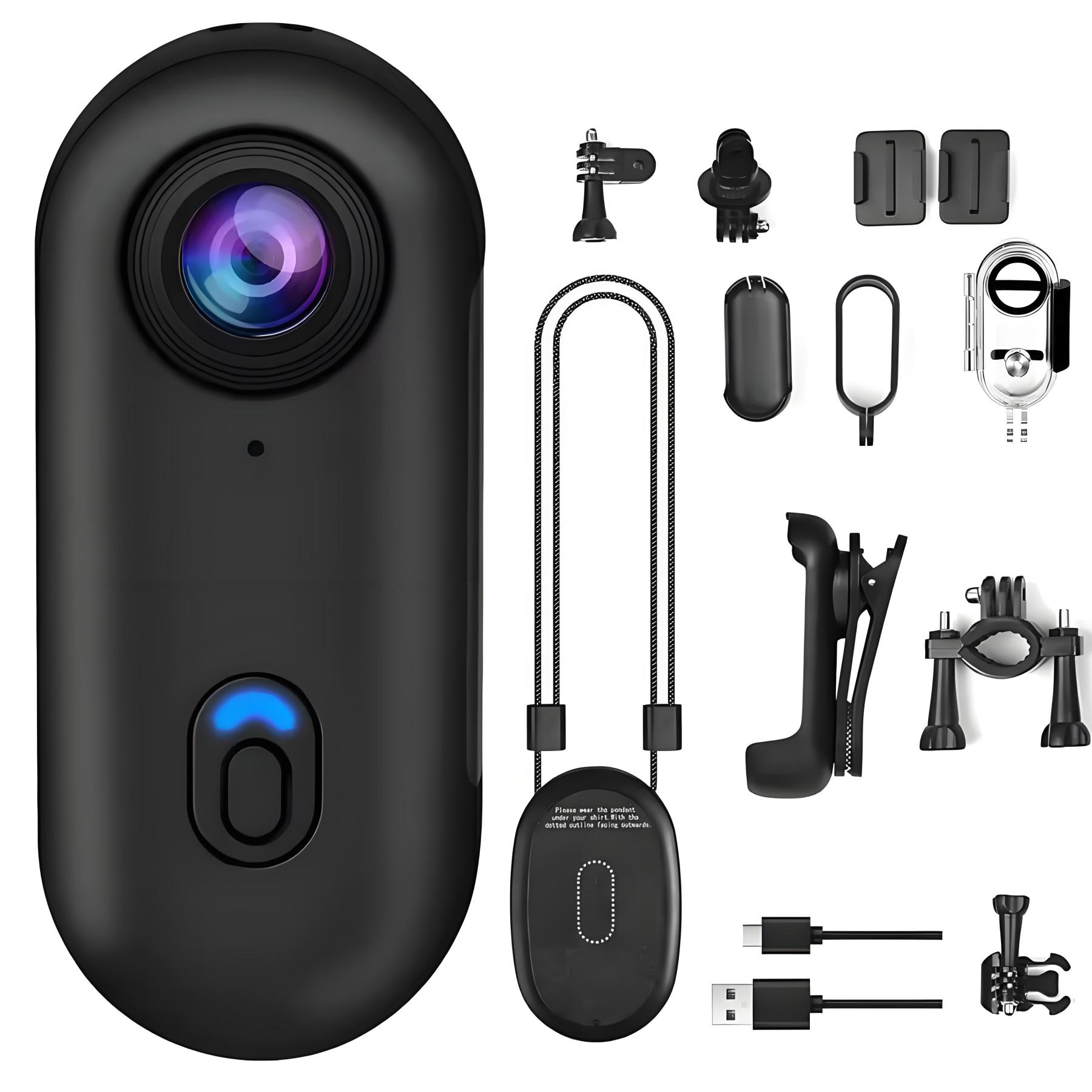 4K Bodycam Mini Camera Outdoor Action Bike Sport Magnetic Wearable Cam