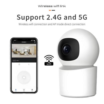 5G WiFi IP Camera Indoor 5MP Wireless Home Security Camera Auto Tracking Baby Monitor Color Night Vision Video Surveillance