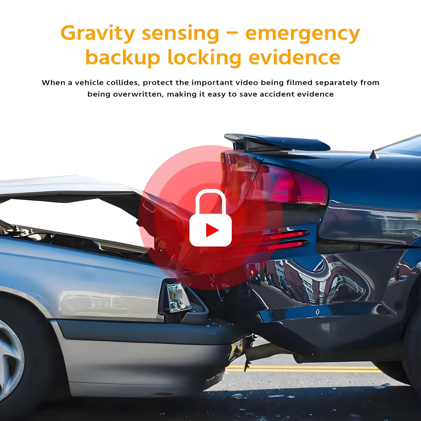 3 Channel Dash Cam 4K+1k+1k UHD Triple Dashcam with Front and Rear Inside Car DVRs Camera Built-in GPS Loop Recording Camcorder