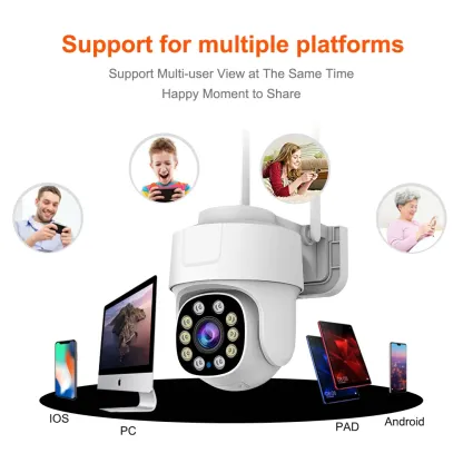 10X PTZ Zoom Wifi Camera Tuya Smart Outdoor Home Security Video Surveillance 5MP Wireless IP Cameras AI Automatic Human Tracking