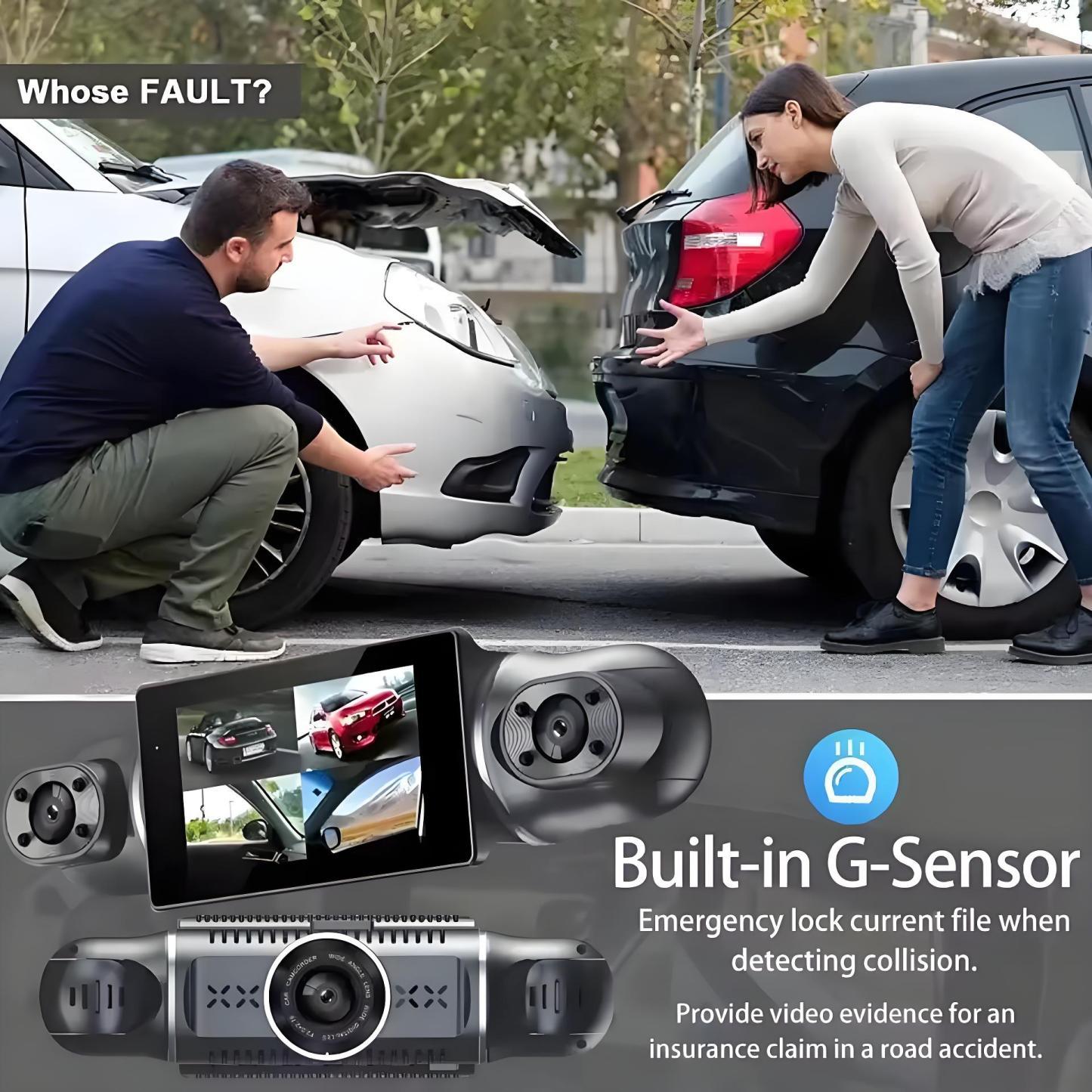 4 Channel GPS Car DVR Dash Cam 24h Parking Monitor 4 Lens*HD 1080P DVRS WiFi Recorder Video Rear View Camera Dashcam Camcorder