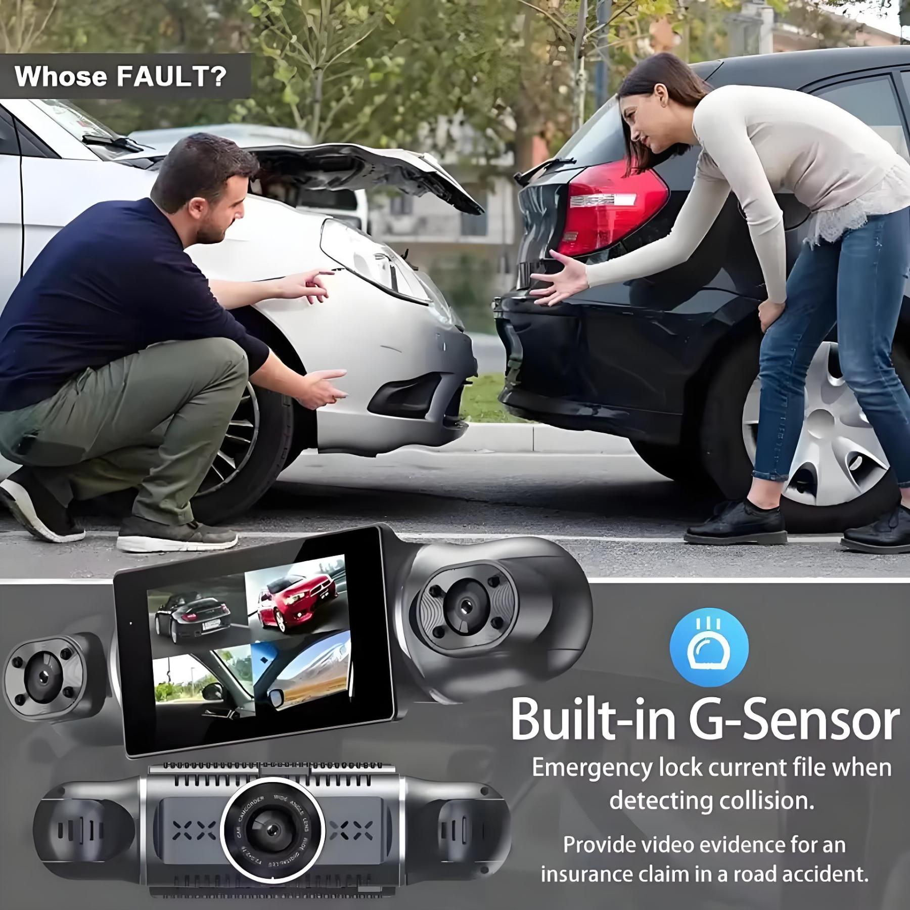 4 Channel GPS Car DVR Dash Cam 24h Parking Monitor 4 Lens*HD 1080P DVRS WiFi Recorder Video Rear View Camera Dashcam Camcorder