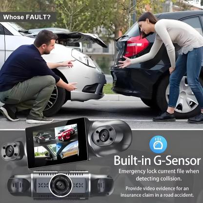 4 Channel GPS Car DVR Dash Cam 24h Parking Monitor 4 Lens*HD 1080P DVRS WiFi Recorder Video Rear View Camera Dashcam Camcorder