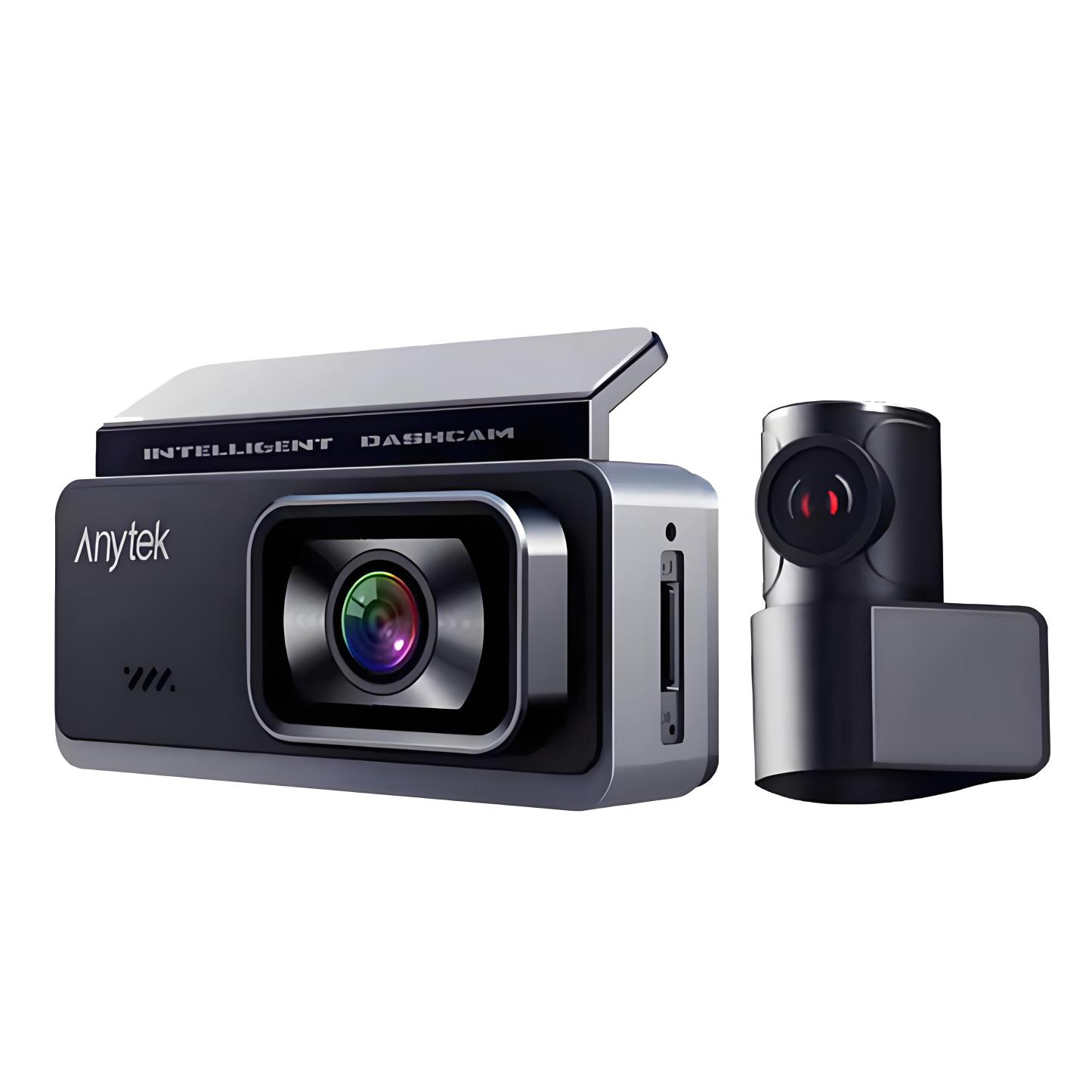 4K Dual Lens Car DVR GPS Dash Cam Front and Rear Car Camera HD 1080P Night Vision 24H Parking Monitoring Dashcam Video Recording