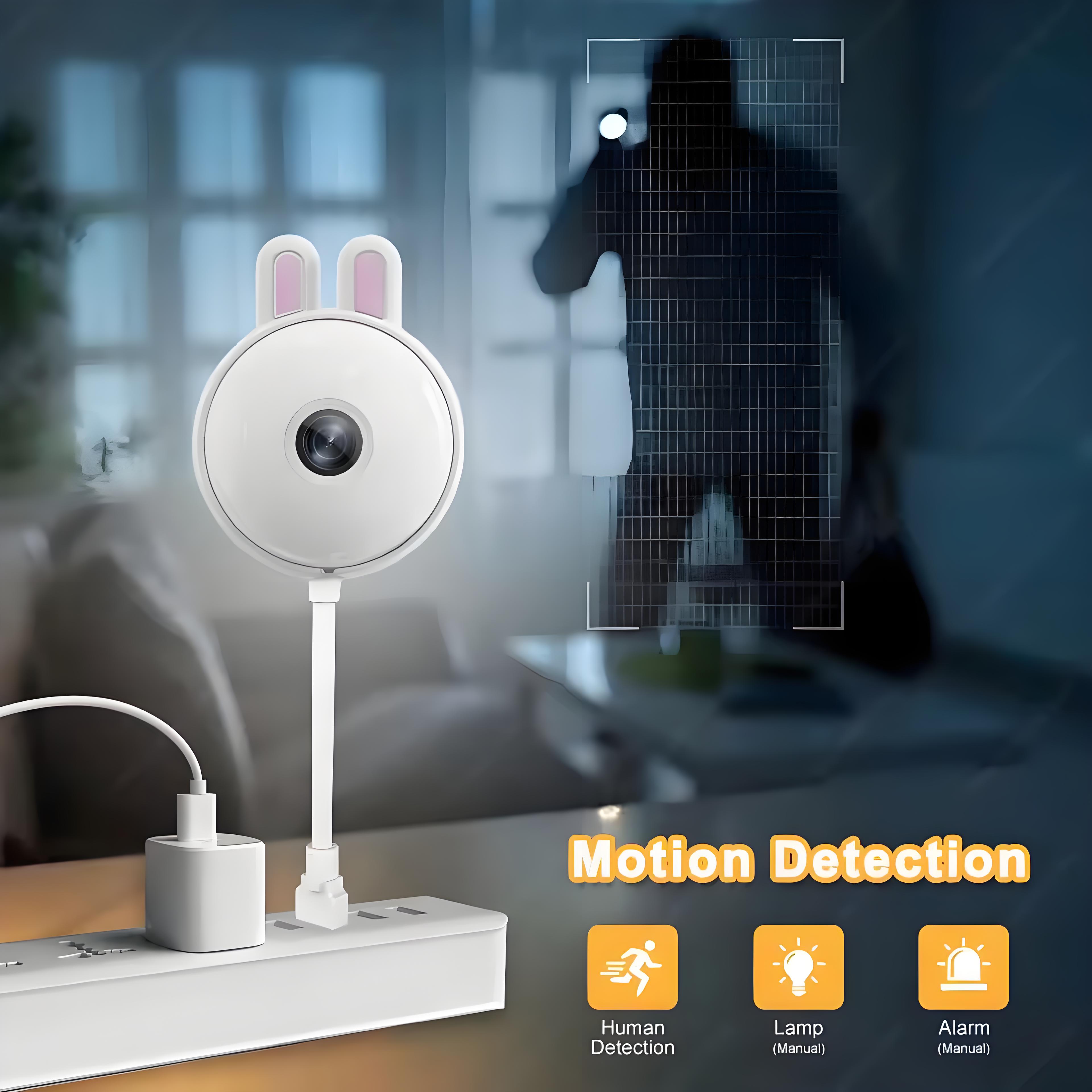 Mini WiFi Camera 2K Indoor Wireless USB Light Bulb Baby Monitor Home Security IP Camera Surveillance Auto Tracking Babe Cam