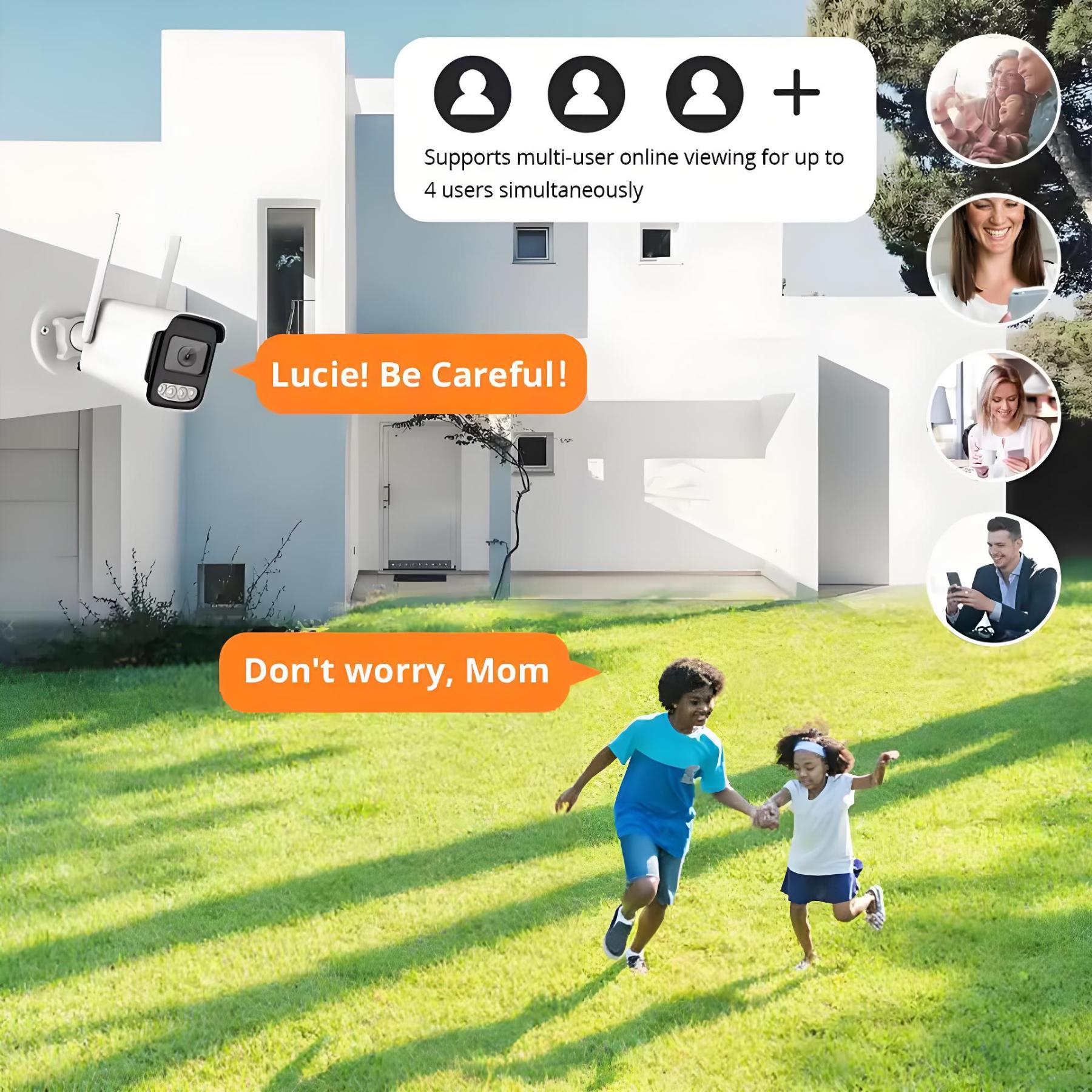 Tuya Wifi IP Camera Wireless HD 5MP AI Human Detect Camera CCTV Bullet Outdoor Surveillance Security Protection Waterproof Cam