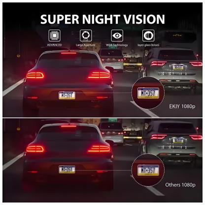 Car DVR Dash Cam Full HD 2K Dash Cam 2 Channel ADAS Car Camera 24H Parking Monitor Wifi APP Control Car Driving Video Recorder