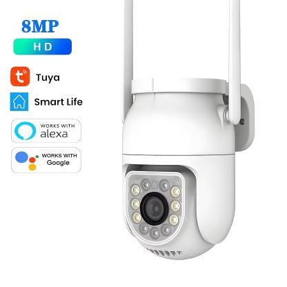 Outdoor Wifi Camera 8MP 4K HD Dome PTZ Security Camera Auto Tracking 5MP IP Cam Wireless CCTV Video Surveillance Monitor