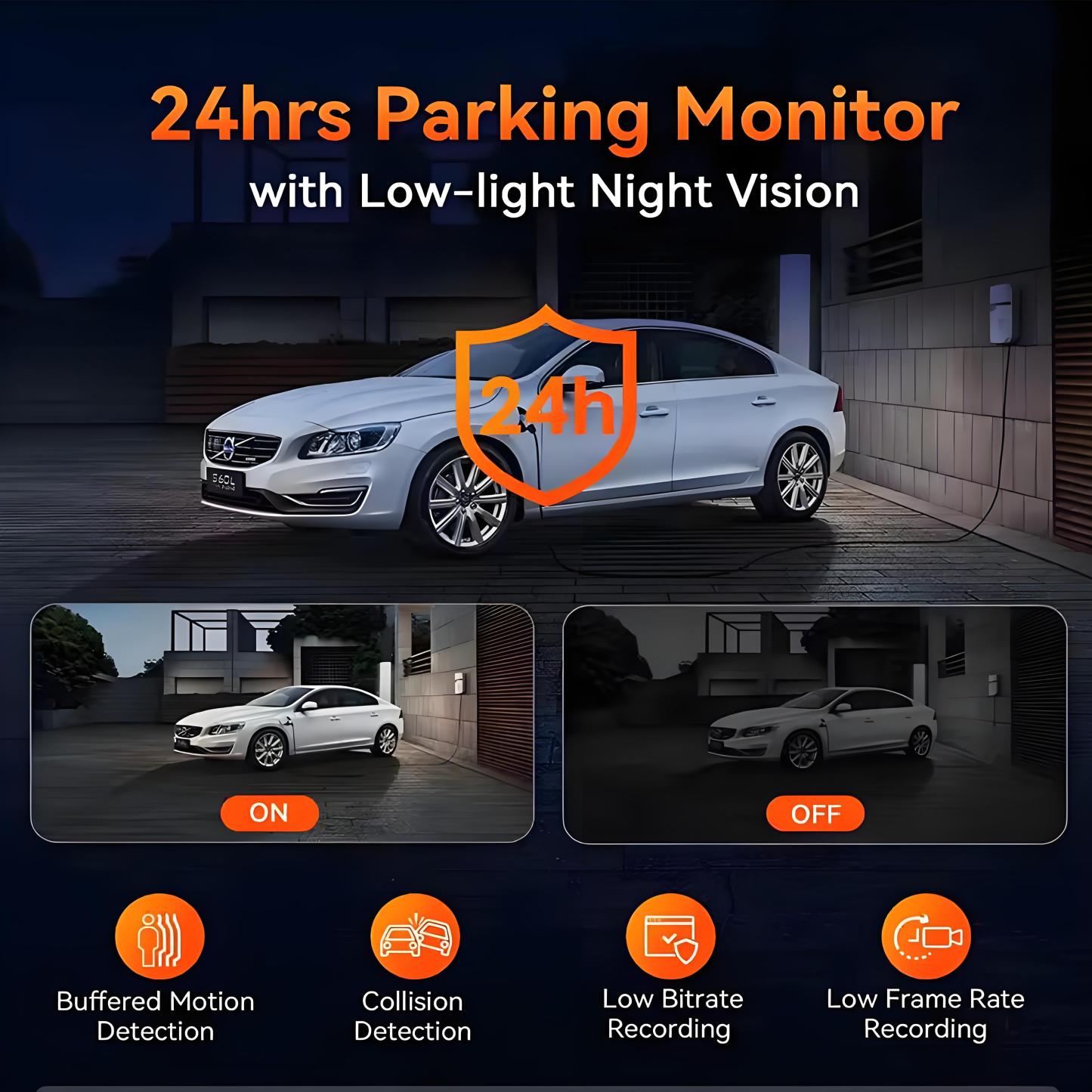 3 Channel Dash Cam for Cars Camera UHD 4K 3-Lens GPS Wifi Dashcam Video Recorder Rear View Camera for Vehicle Car DVR Camcorder