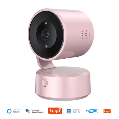 5MP WIFI Tuya Camera Two Way Talk Indoor Baby Monitor 4X Zoom PTZ 360° Surveillance Cameras Support Alexa Google Smart Life
