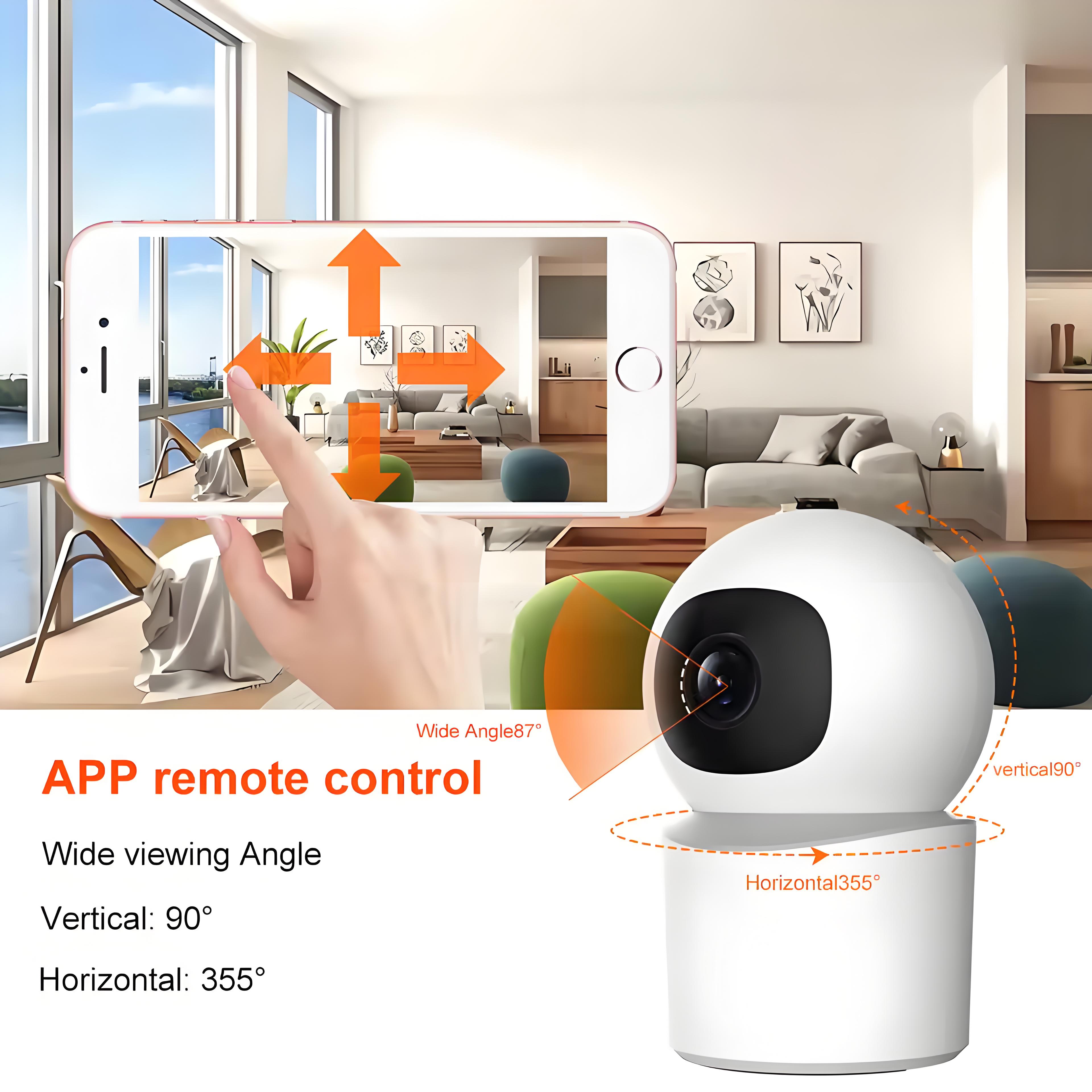 5G WiFi IP Camera Indoor 5MP Wireless Home Security Camera Auto Tracking Baby Monitor Color Night Vision Video Surveillance
