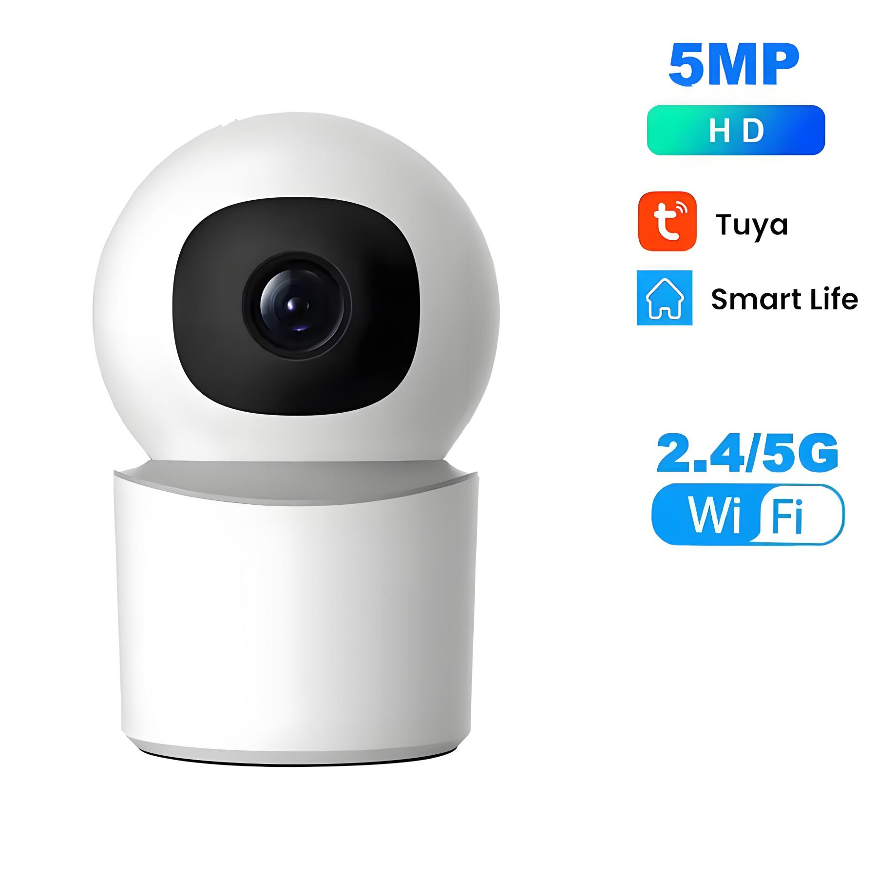 5G WiFi IP Camera Indoor 5MP Wireless Home Security Camera Auto Tracking Baby Monitor Color Night Vision Video Surveillance