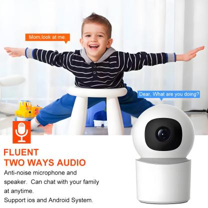 5G WiFi IP Camera Indoor 5MP Wireless Home Security Camera Auto Tracking Baby Monitor Color Night Vision Video Surveillance