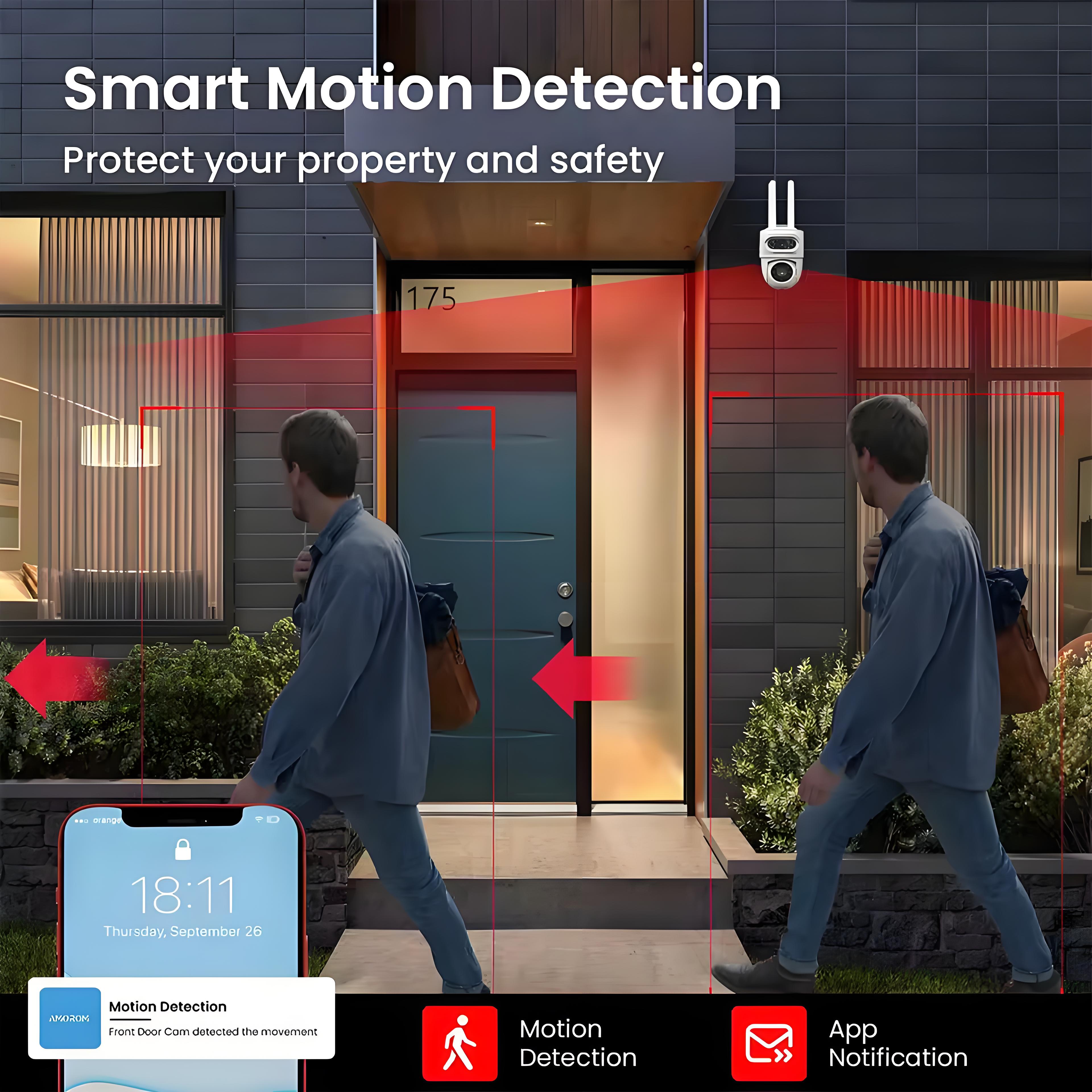 4K 8MP Tuya Dual Lens Wifi Camera Outdoor Security 4MP HD Dual Screen PTZ Camera AI Auto Tracking CCTV Audio Video Surveillance