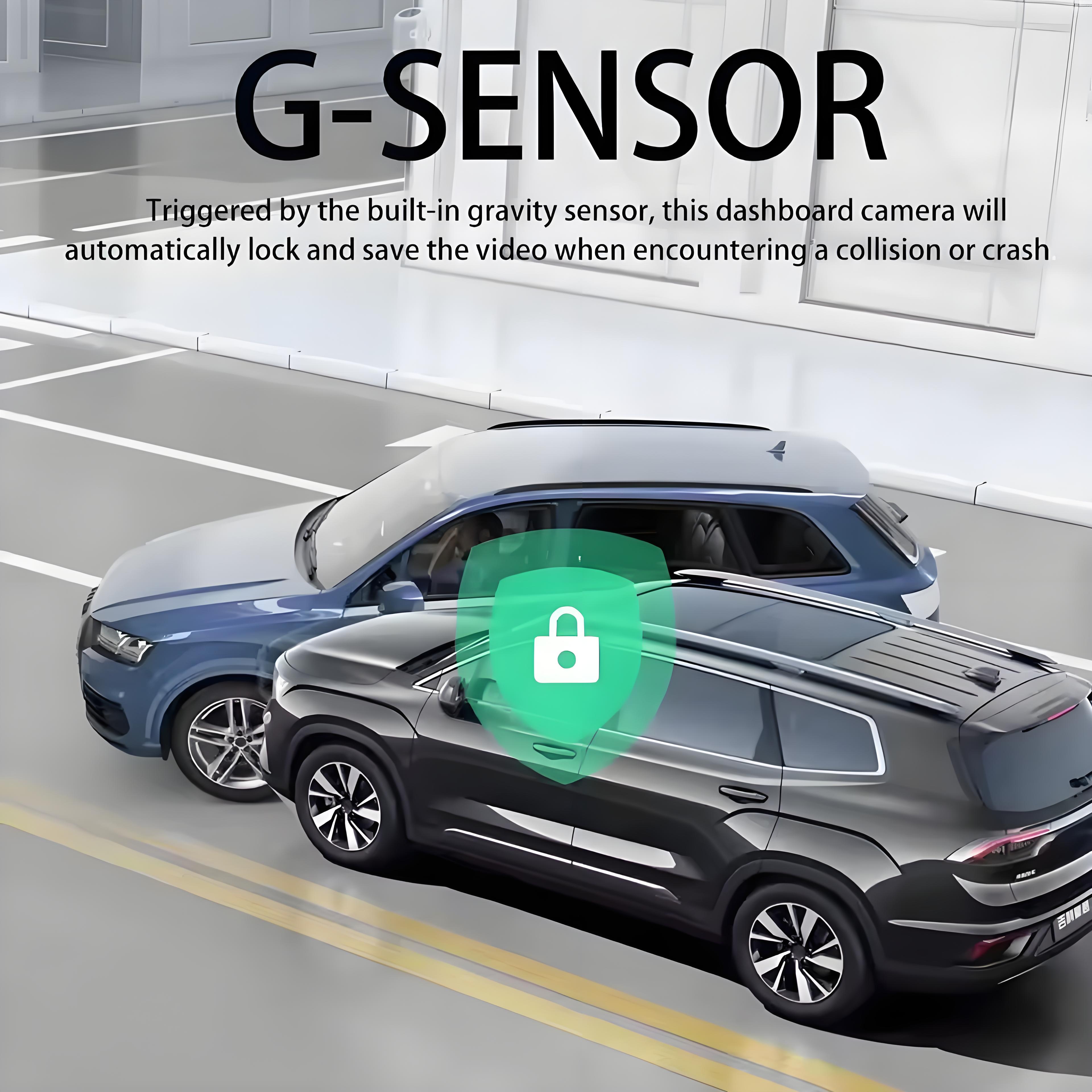 4*1080P 4CH Car DVR GPS 5G Wifi Built-in 128GB APP Control 24H Parking Monitor Night Vision Camera