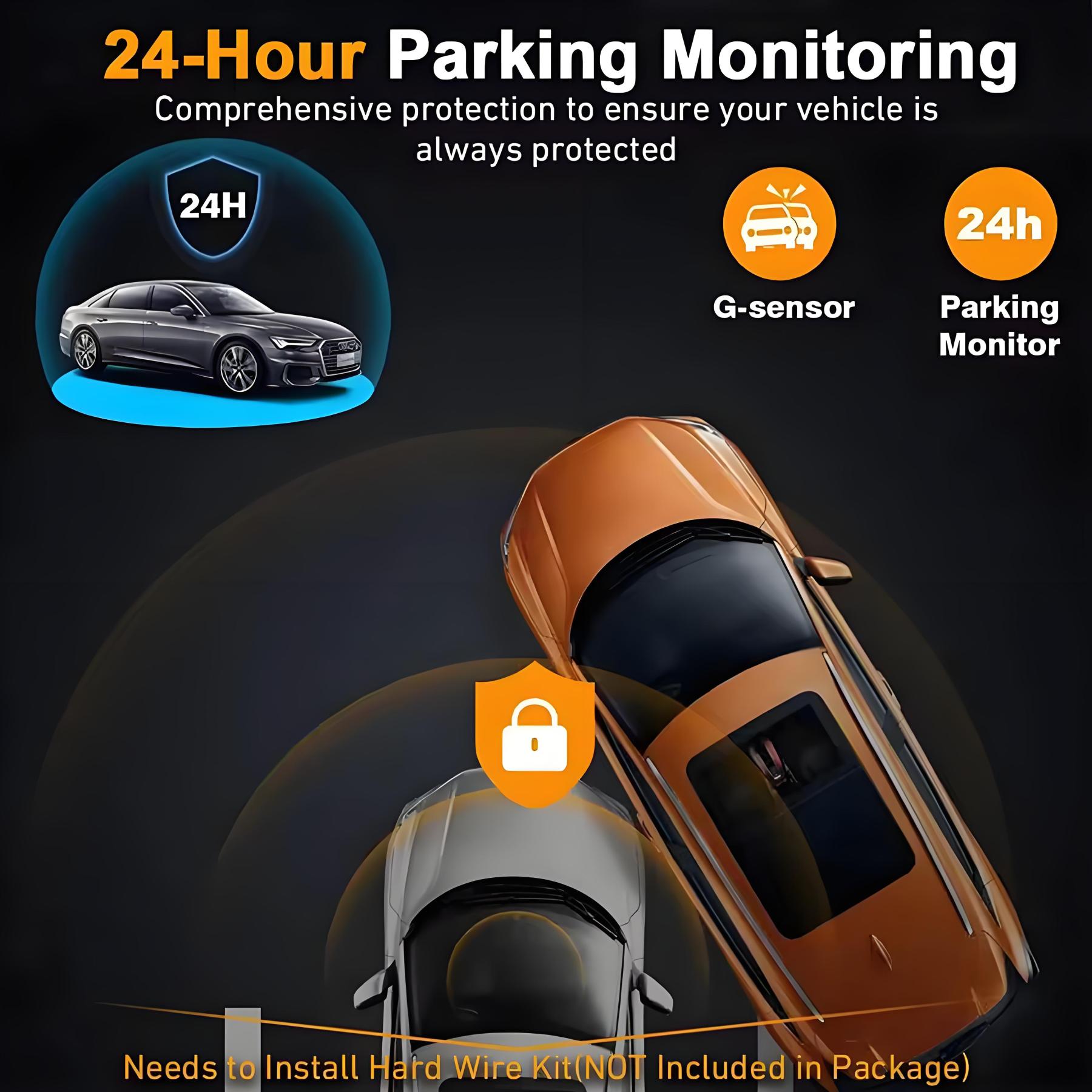 5 Channel Car DVR UHD 1080P 5-Lens Inside Vehicle Dash Cam 360° All Sides Car Camera Wifi Video Driving Registrator GPS Dash Cam