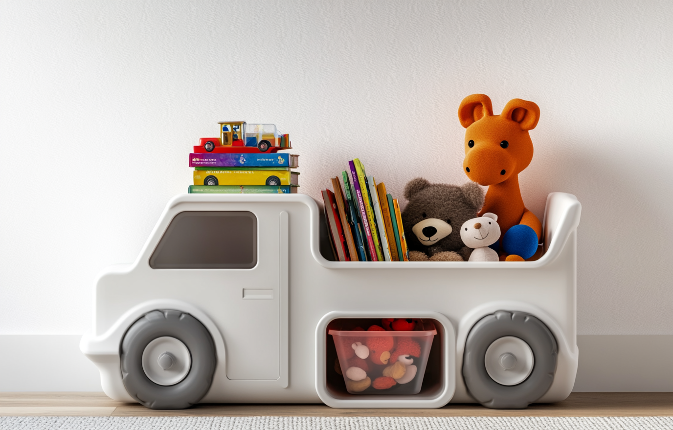 Organizador de juguetes en forma de camión para niños-Moblimo