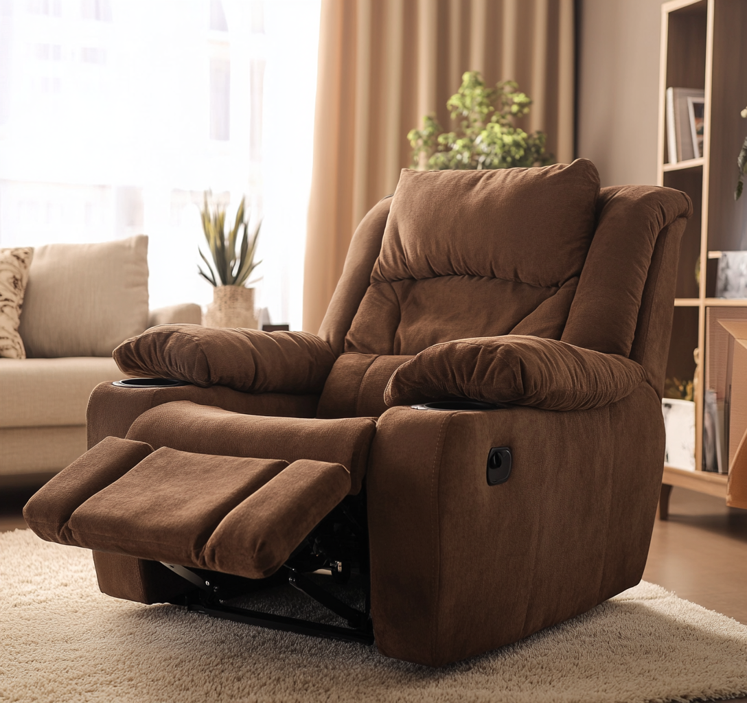 Sillón reclinable con masaje y calefacción-Moblimo