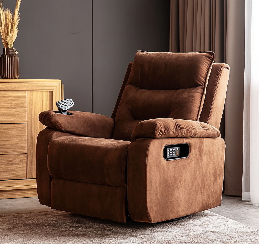 Sillón de masaje ergonómico con 3 niveles de vibración-Moblimo