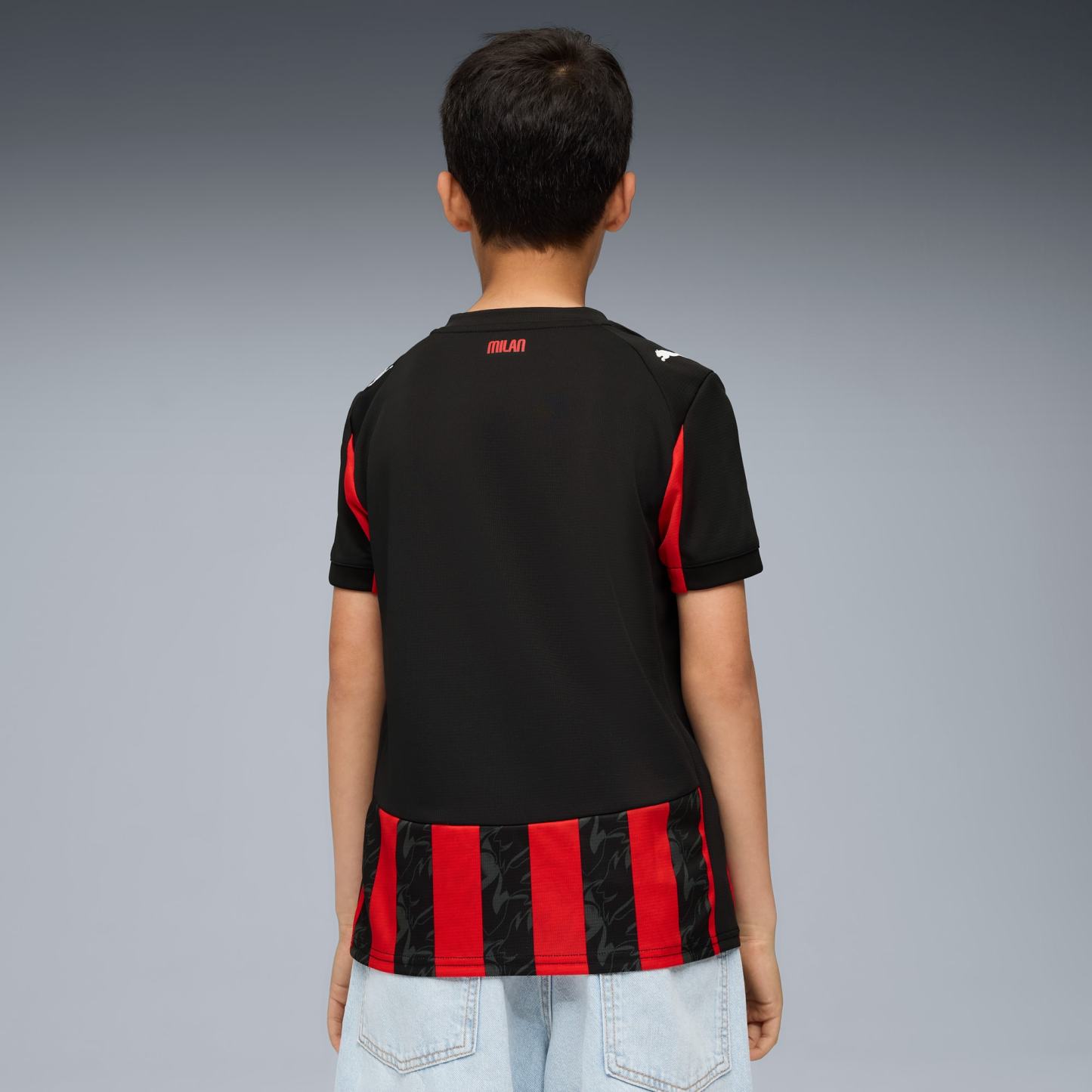 AC Milan '25/'26 Home Replica Big Kids' Soccer Jersey