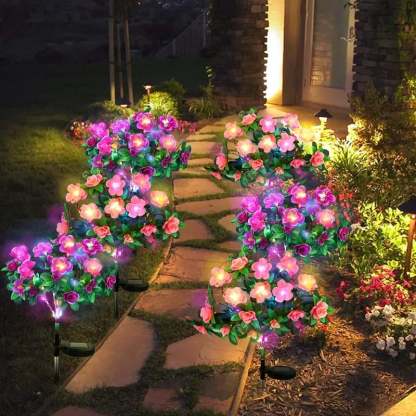 Last Day 70% OFF- 🌺Solar fluorescent garden light🔥