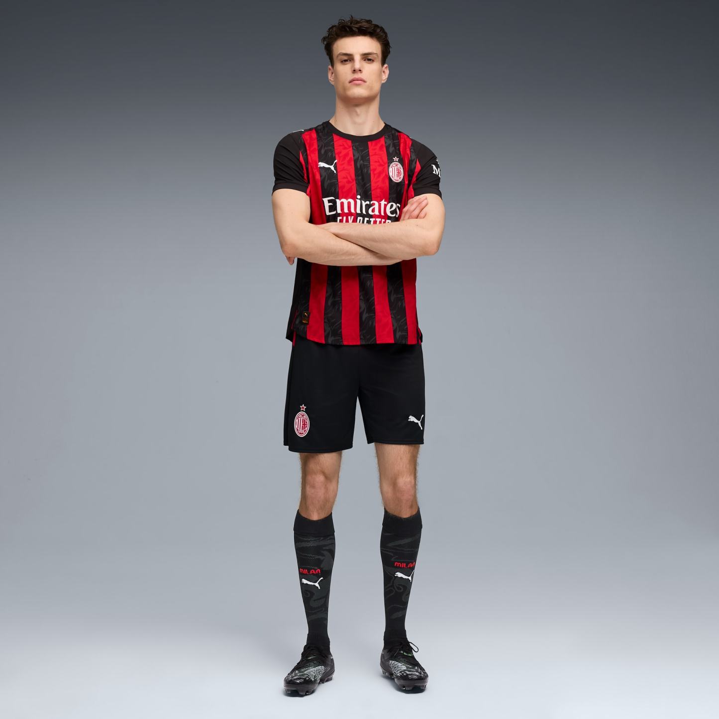 AC Milan '25/'26 Home Authentic Men's Soccer Jersey