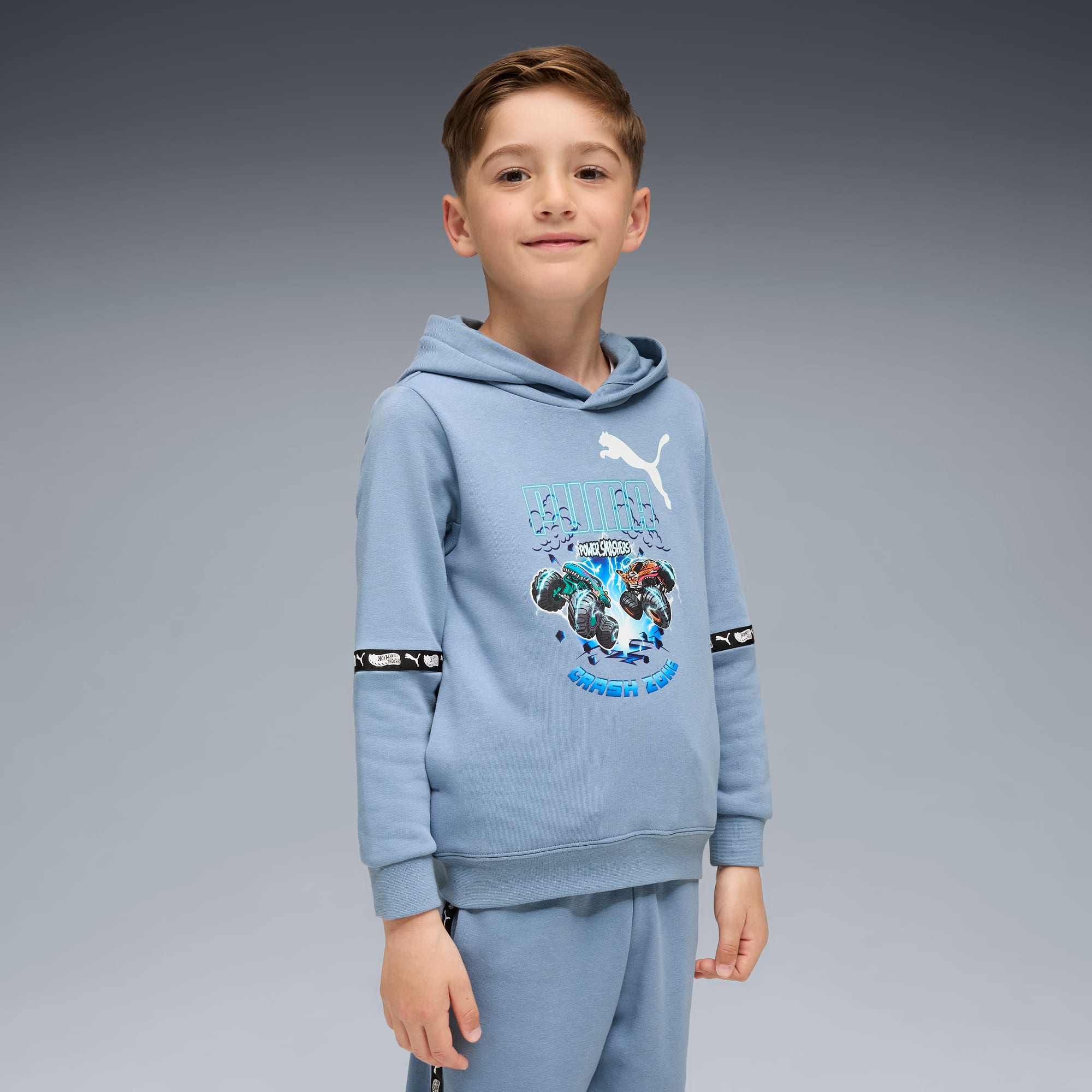 puthtma x HOT WHEELS MONSTER TRUCKS Little Kids' Hoodie