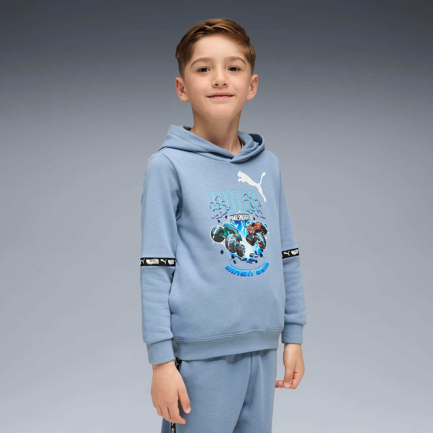 puthtma x HOT WHEELS MONSTER TRUCKS Little Kids' Hoodie