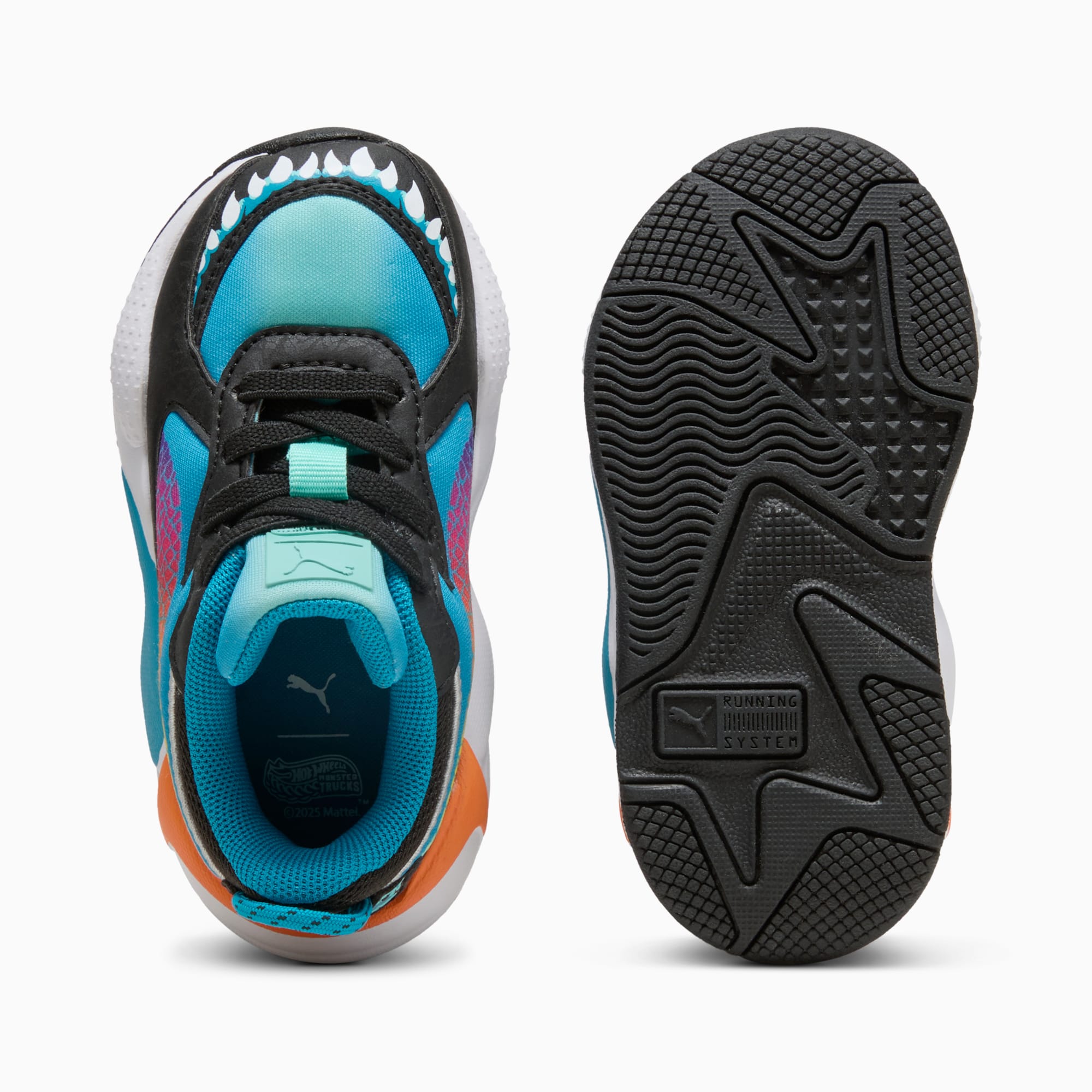 puthtma x HOT WHEELS MONSTER TRUCKS RS-X Toddlers' Easy On Sneakers