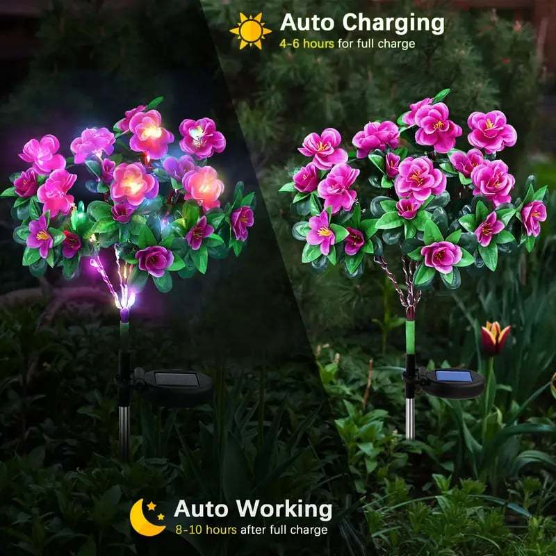 Last Day 70% OFF- 🌺Solar fluorescent garden light🔥