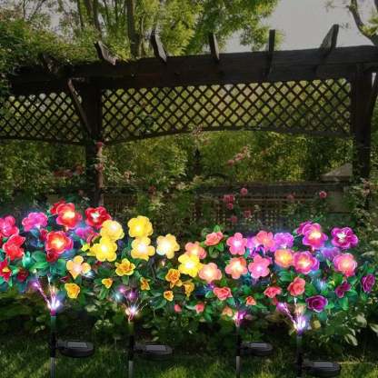Last Day 70% OFF- 🌺Solar fluorescent garden light🔥