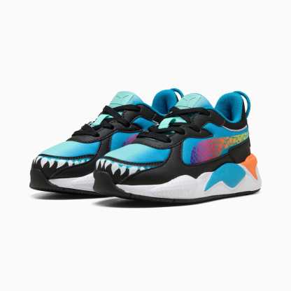 puthtma x HOT WHEELS MONSTER TRUCKS RS-X Little Kids' Sneakers