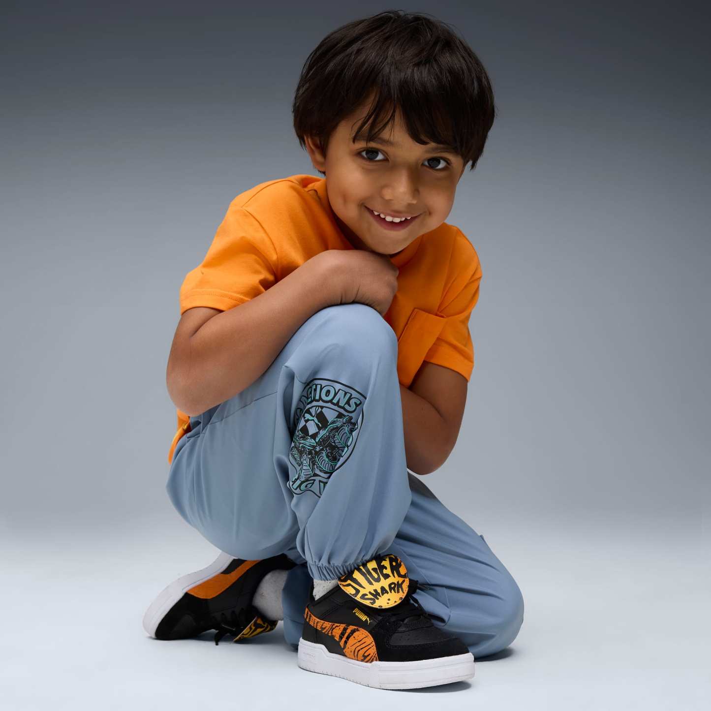 puthtma x HOT WHEELS MONSTER TRUCKS CA Pro Little Kids' Sneakers