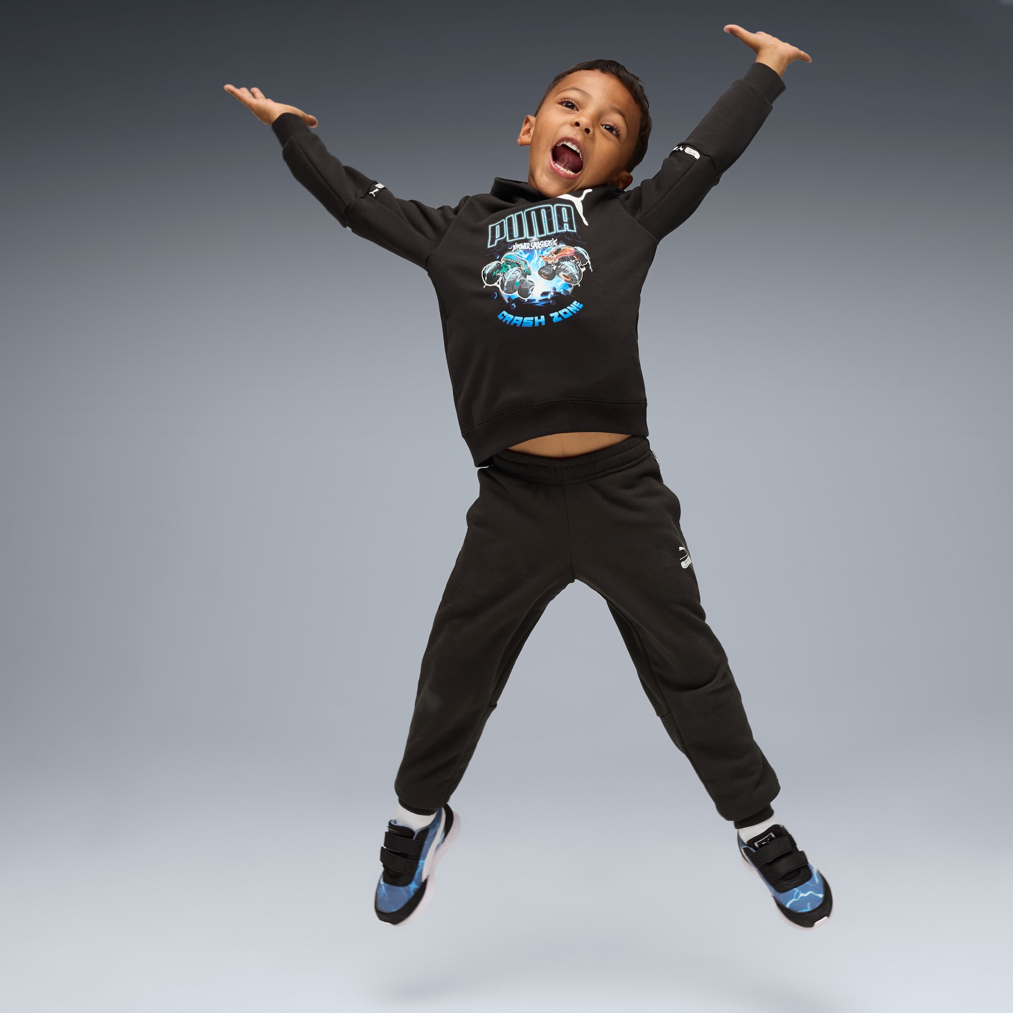 puthtma x HOT WHEELS MONSTER TRUCKS Little Kids' Hoodie