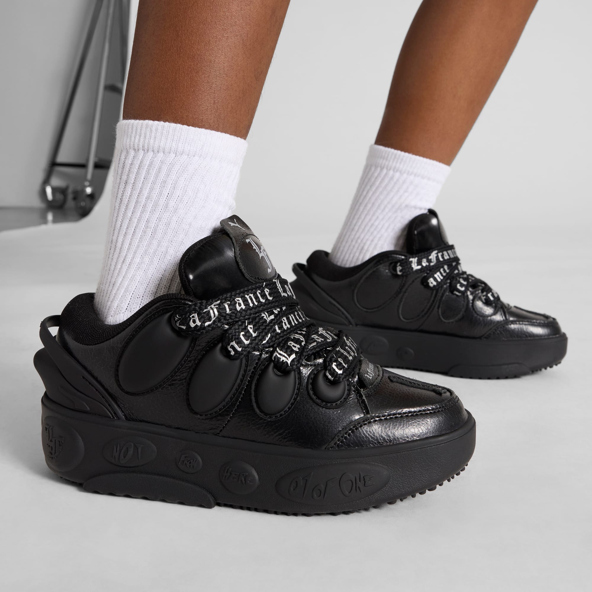 puthtma x LAMELO BALL LaFranc Black Written in Chrome Big Kids' Sneakers