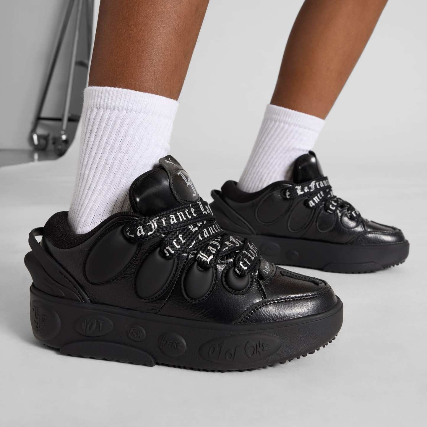 puthtma x LAMELO BALL LaFranc Black Written in Chrome Big Kids' Sneakers