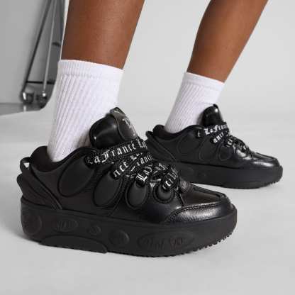 puthtma x LAMELO BALL LaFranc Black Written in Chrome Big Kids' Sneakers
