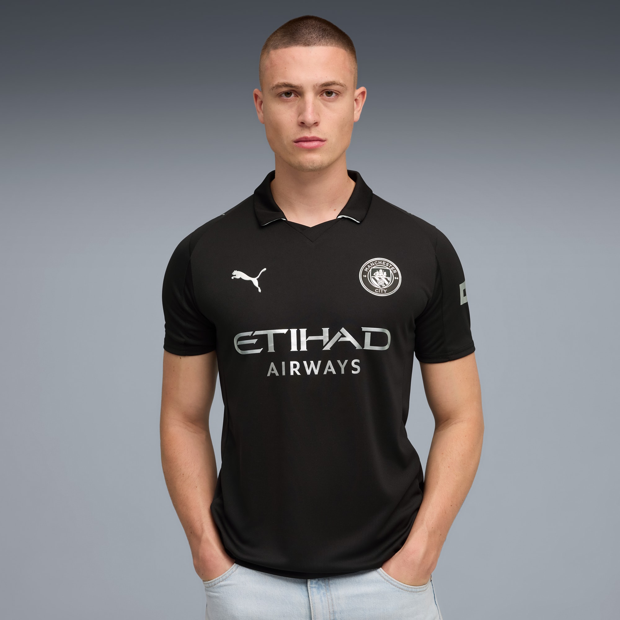 Manchester City 25/26 Away Replica Men's Soccer Jersey