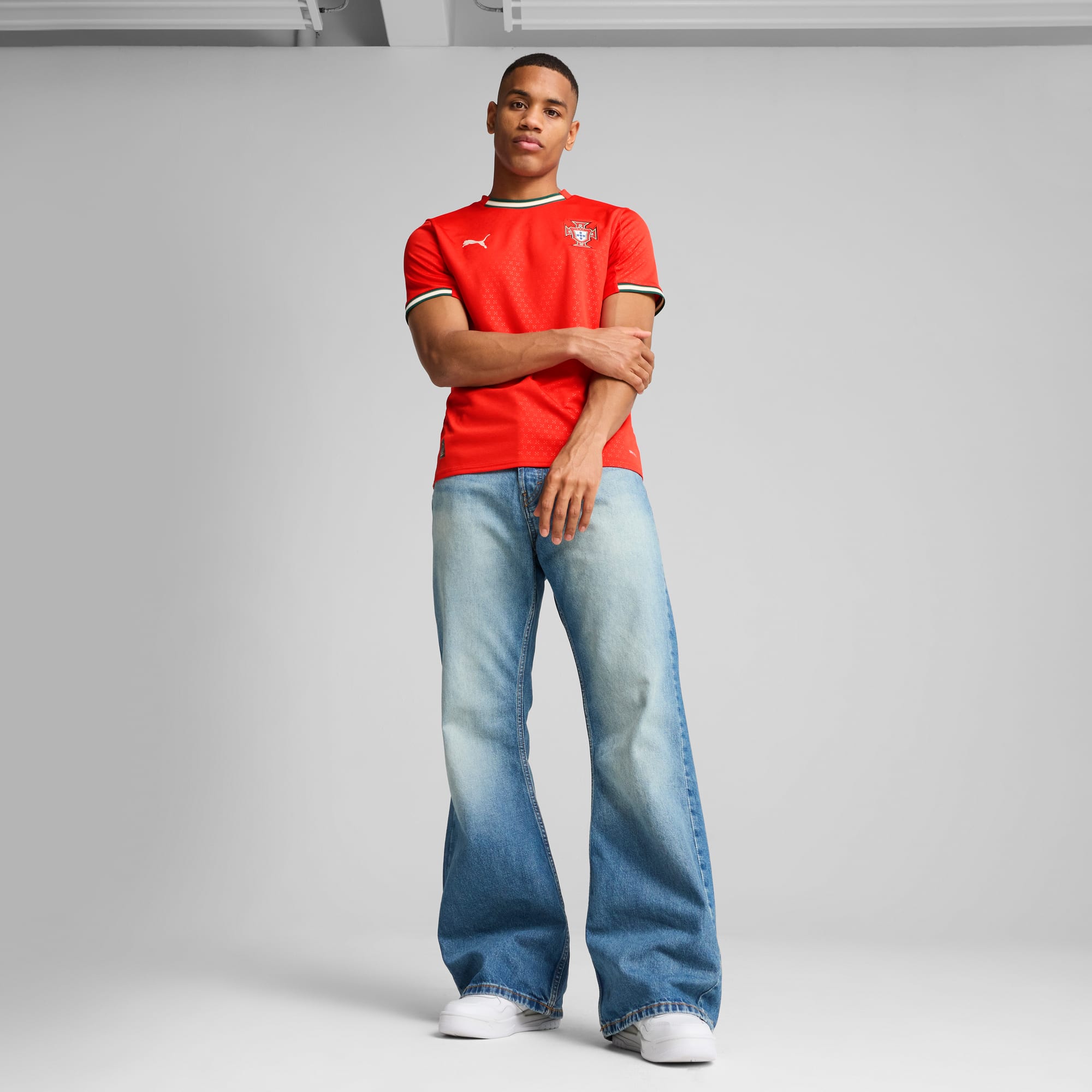 Portugal '25 Home Replica Men's Soccer Jersey