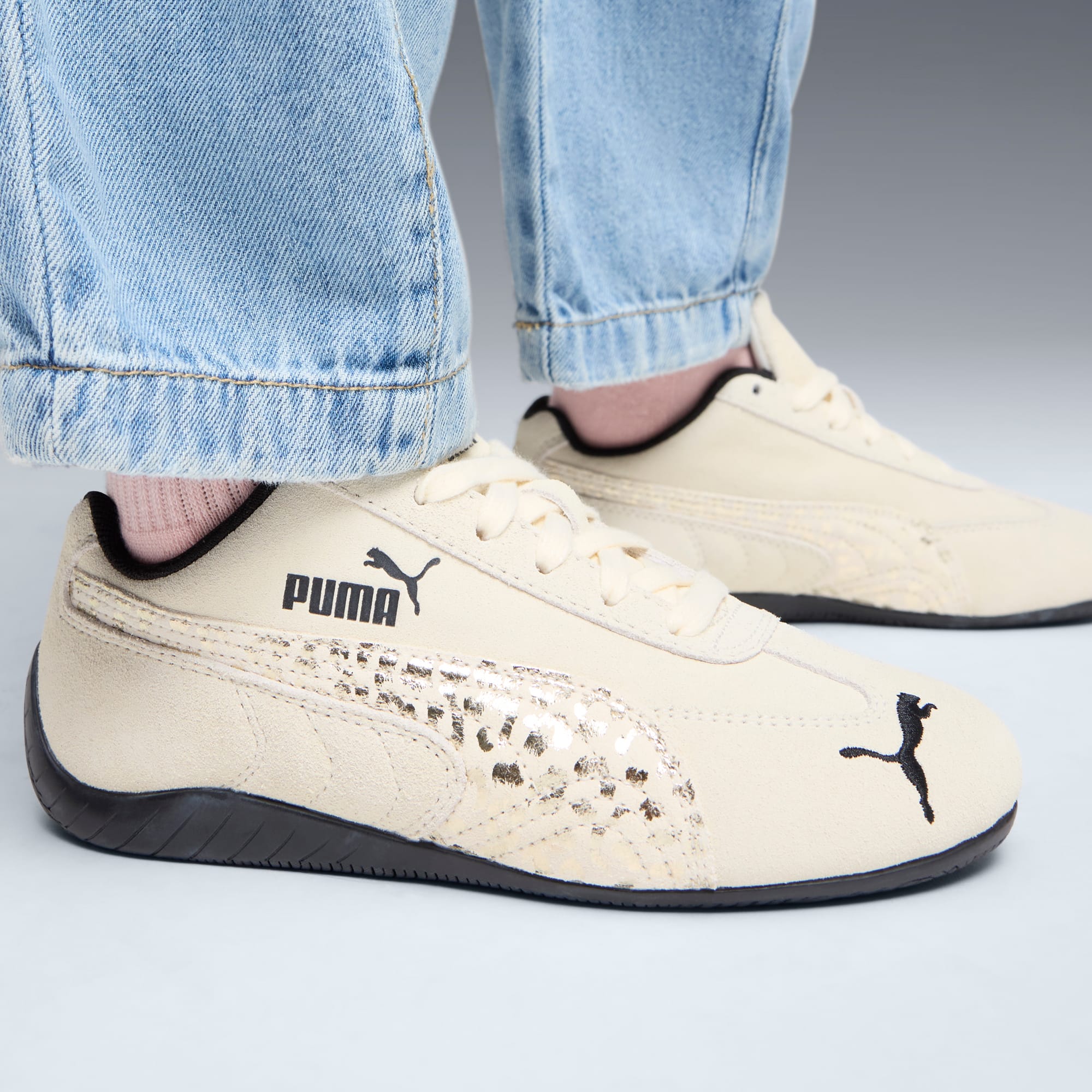 Speedcat Cheetah Big Kids' Animal Print Sneakers