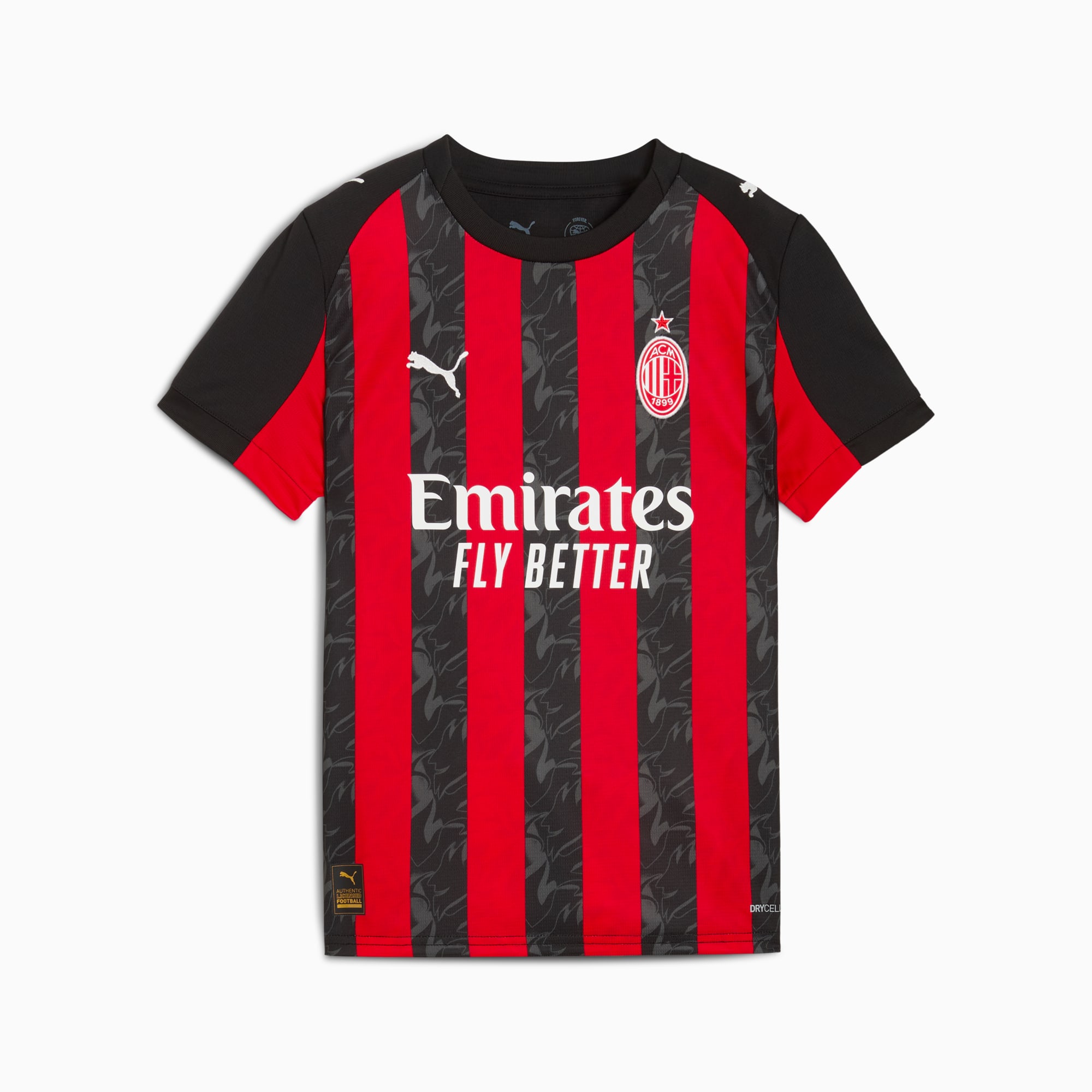 AC Milan '25/'26 Home Replica Big Kids' Soccer Jersey