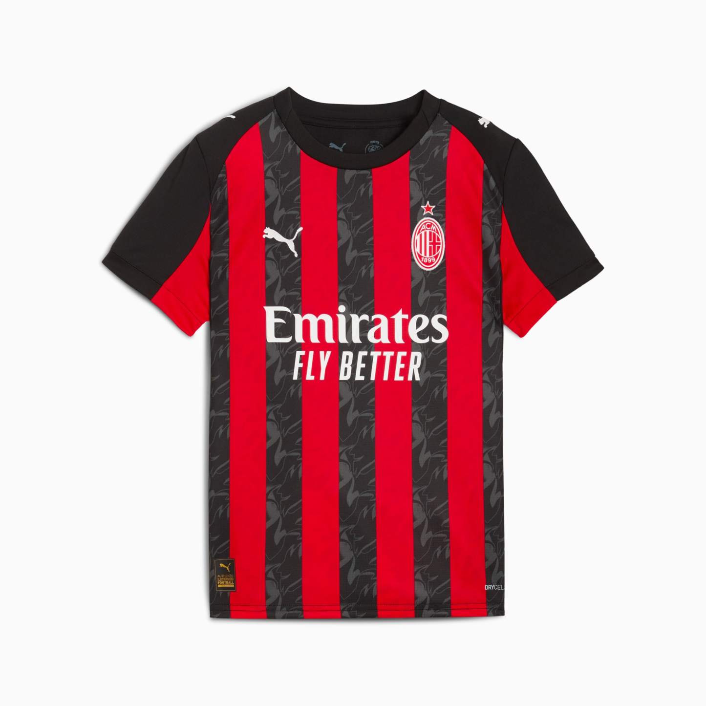AC Milan '25/'26 Home Replica Big Kids' Soccer Jersey