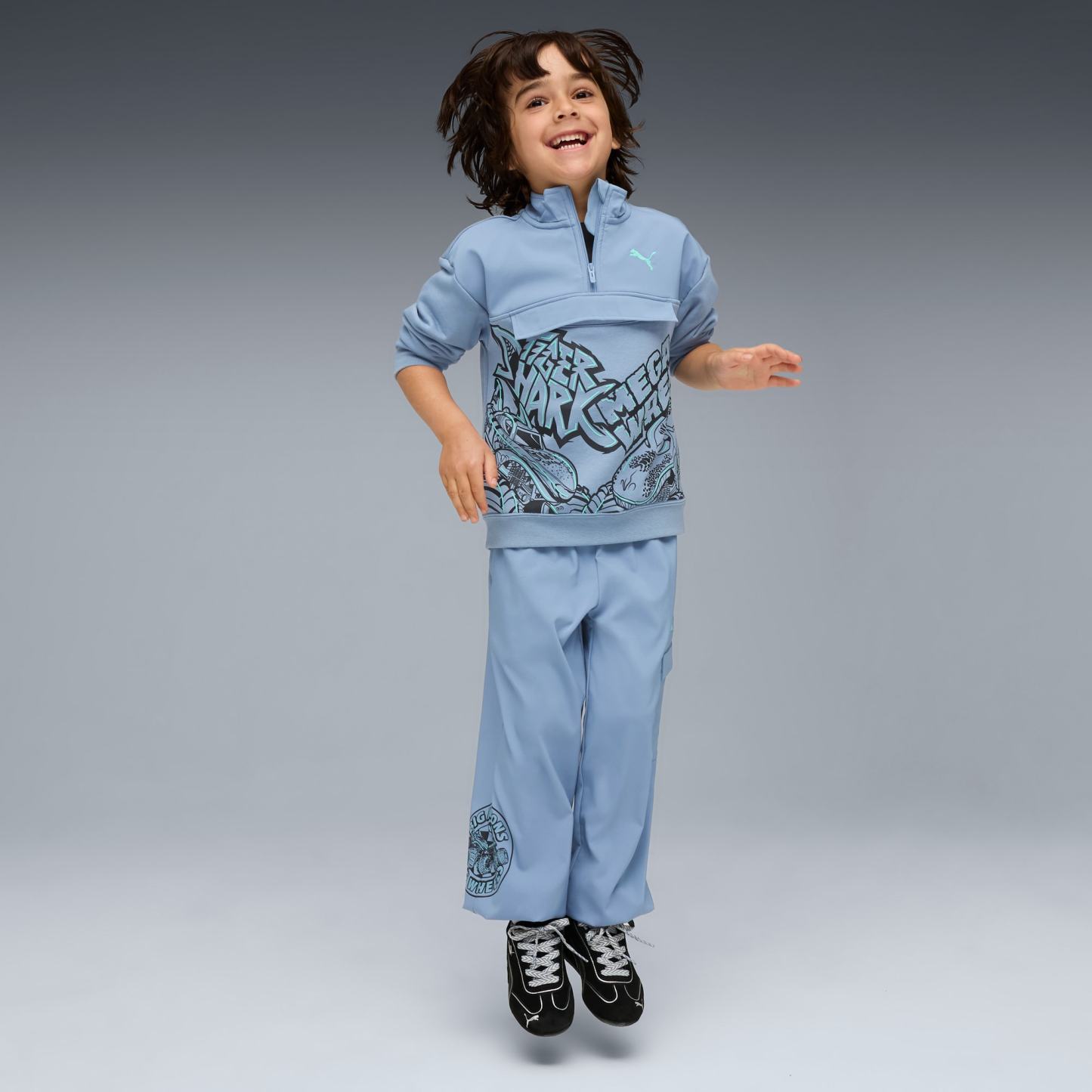 puthtma x HOT WHEELS MONSTER TRUCKS Speedcat Little Kids' Sneakers